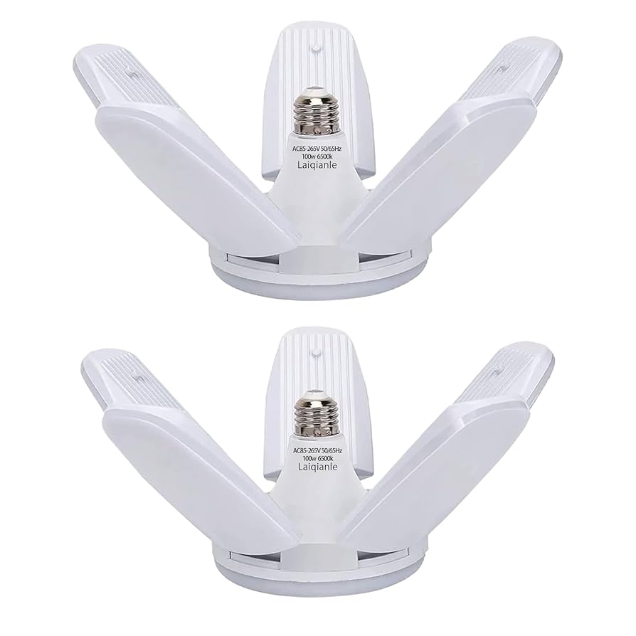 Amazon.co.jp : Laiqianle ガレージライト 100w 2個 LED